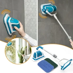 2 In 1 Mop System as Hand Scrubber & Floor Mop | Effortless Wiping, Scrubbing, and Polishing