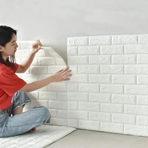 3D Faux Brick Wall Stickers β Self-Adhesive Waterproof Home DΓ©cor (70 x 77 cm)