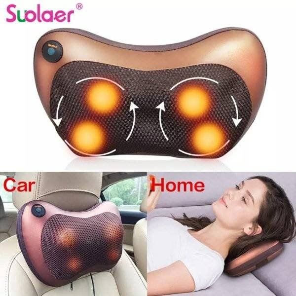 Multifunctional Electric Massage Pillow – Neck, Back, Waist & Body Relief