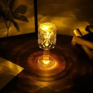 Mini LED Crystal Lamp – Elegant Indoor Decorative Light