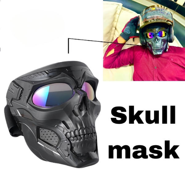 Motorcycle Skull Mask – Full Face Windproof Protective Gear