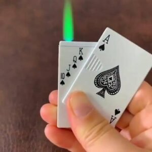 Refillable Fancy Poker Lighter – Stylish & Unique Gift for Men