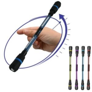 2 Pc Creative Simple Student Spinning Pen (Random Color)
