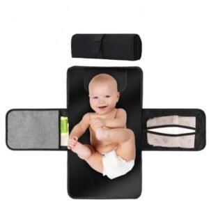 Baby Diaper Changing Mat – Waterproof, Foldable & Portable