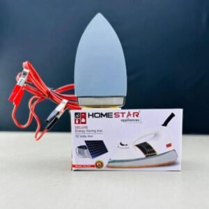 Home Star Solar Iron – Energy-Saving 12V Heavy-Duty Dry Iron