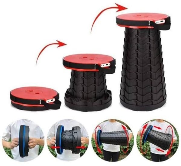 Portable Telescoping Stool – Lightweight, Sturdy & Retractable