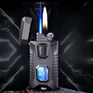 Refillable Dual Flame Torch Lighter
