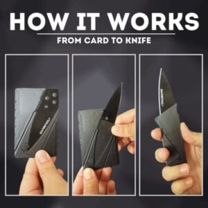 CardSharp Folding Credit Card Knife by Iain Sinclair – Ultra Slim EDC Pocket Knife